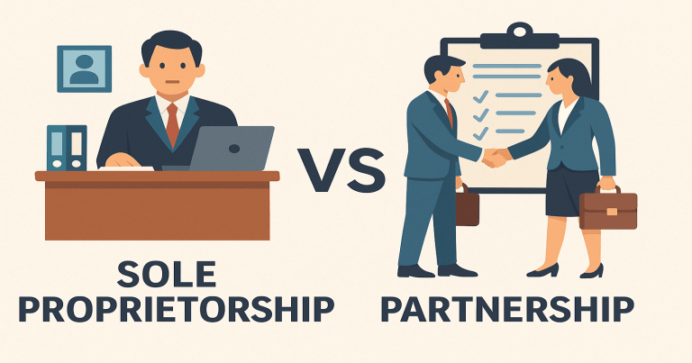 Difference Between Sole Proprietorship and Partnership
