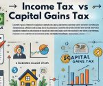 difference between income tax and capital gains tax