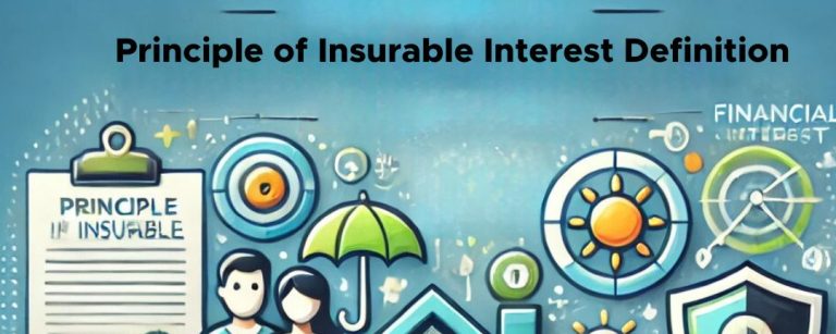 Principle Of Insurable Interest Definition