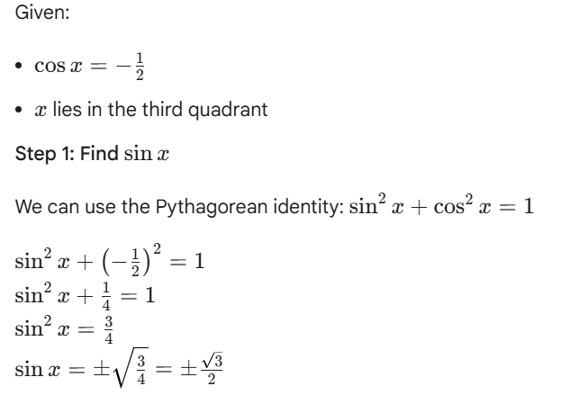 Class 11 Maths NCERT Solutions Chapter 3