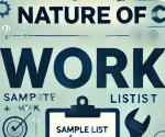 Nature of Work Sample List