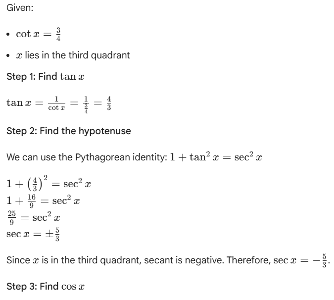 Class 11 Maths NCERT Solutions Chapter 3