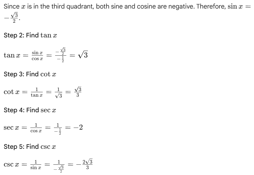 Class 11 Maths NCERT Solutions Chapter 3