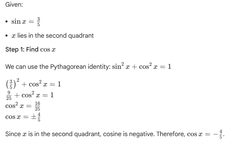 Class 11 Maths NCERT Solutions Chapter 3