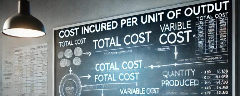 Cost Incurred Per Unit of Output