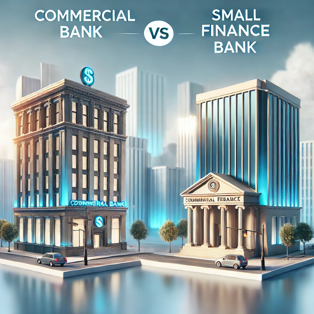 Difference Between Commercial Bank and Small Finance Bank