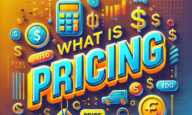 what is pricing