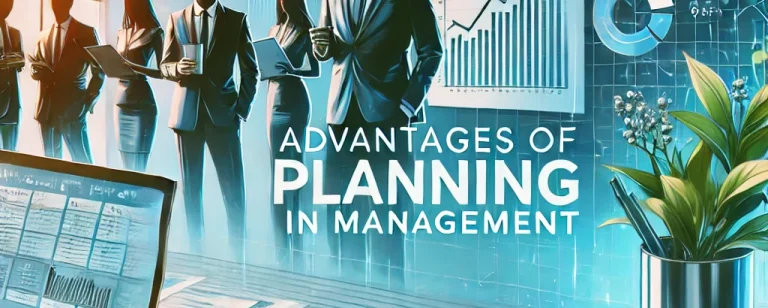 advantages of planning in management