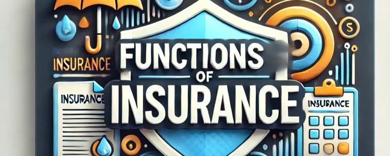 Functions of life Insurance