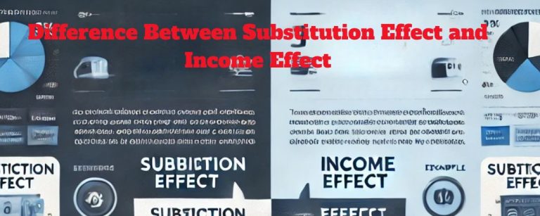 Difference Between Substitution Effect and Income Effect