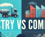 difference between industry and commerce