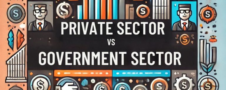 private sector and government sector