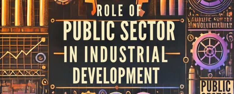 role of public sector in industrial development