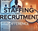 staffing and recruitment difference