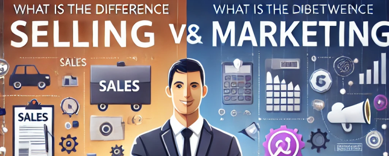 What is the Difference Between Selling and Marketing