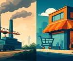 difference between industry and commerce
