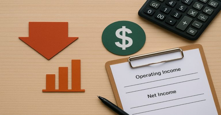 difference between operating income and net income