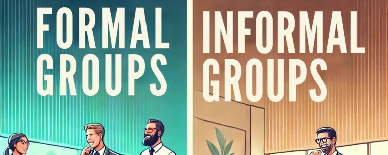 formal and informal groups