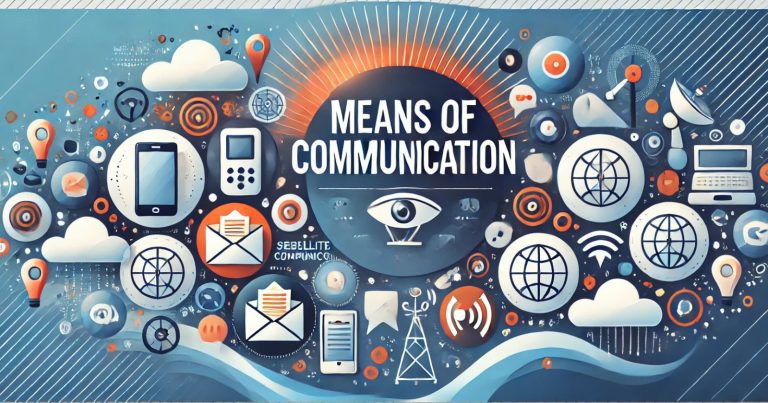 means of communication