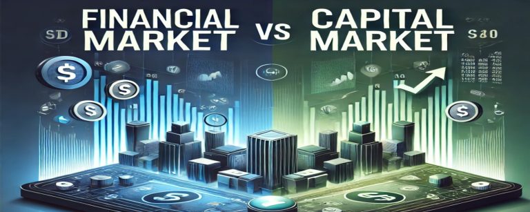 difference between financial market and capital market