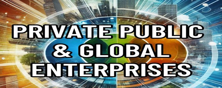 Private Public and Global Enterprises