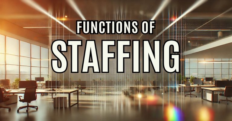 functions of staffing