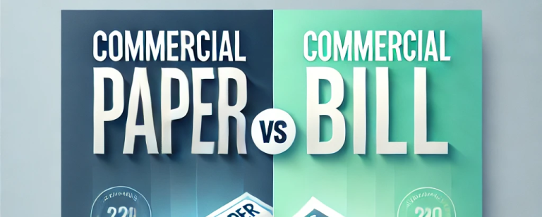 difference between commercial paper and commercial bill