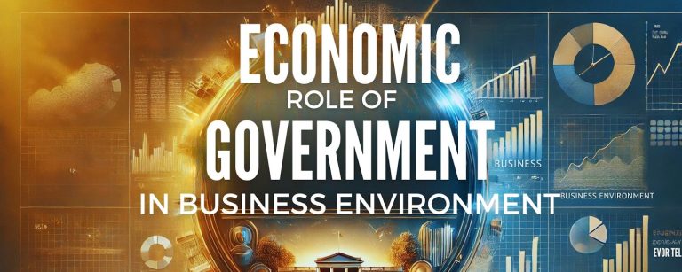 Economic role of government in business environment