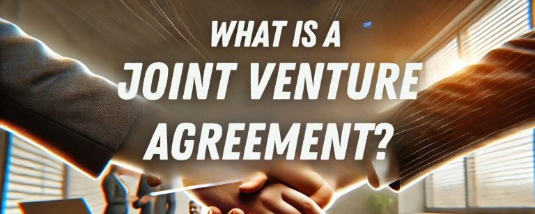 what is a joint venture agreement