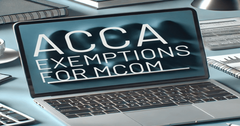 ACCA Exemptions For MCOM