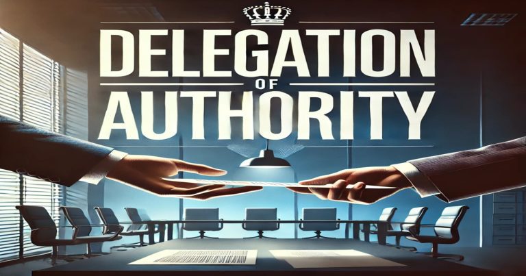 delegation of authority