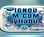 IGNOU m com syllabus