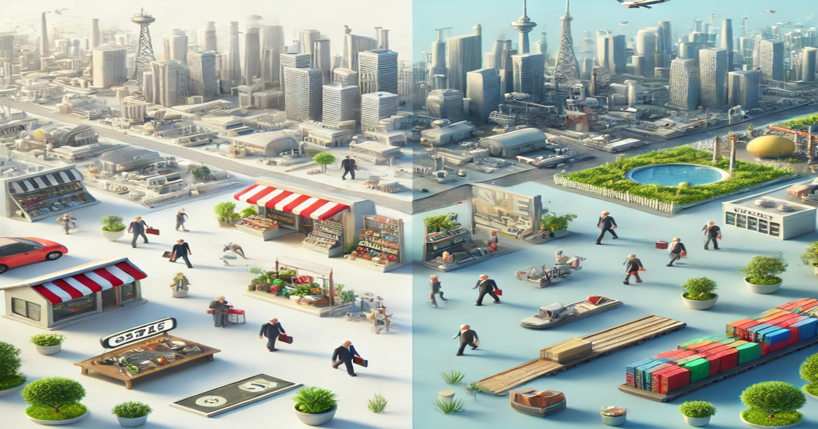 Difference between micro macro economics components and more