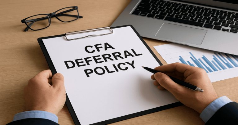 CFA Deferral Policy
